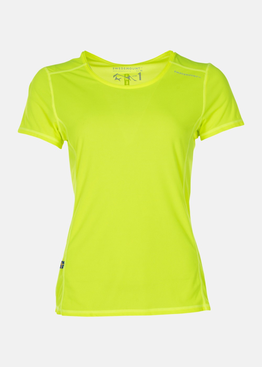 Ultra Light Tee W, Neon Yellow, 40,  Löpar-T-Shirts