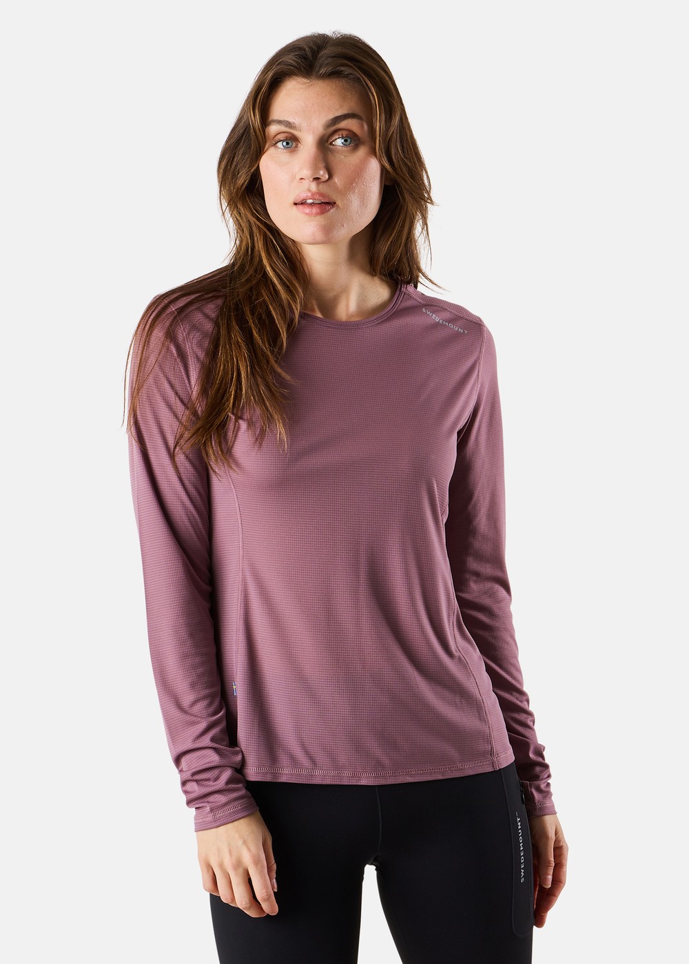 Ultra Light Ls Tee W, Dk. Mauve, 48,  Löpar-T-Shirts Ultra Light Ls Tee W, Dk. Mauve, 48,  Löpar-T-Shirts