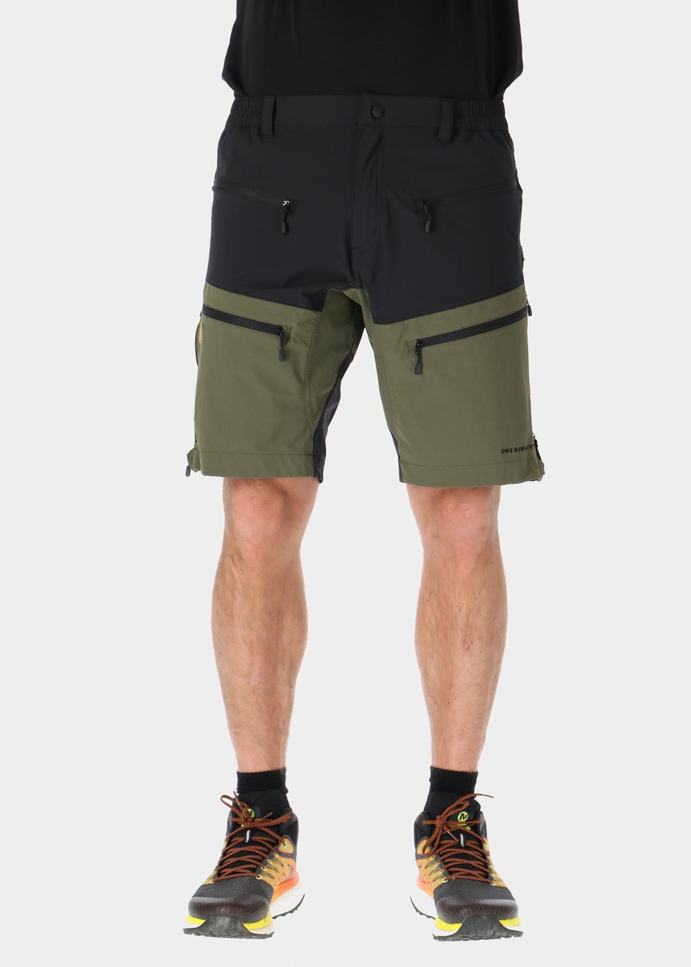 Lofoten Stretch Shorts, Black/Olive, M,  Shorts Lofoten Stretch Shorts, Black/Olive, M,  Shorts