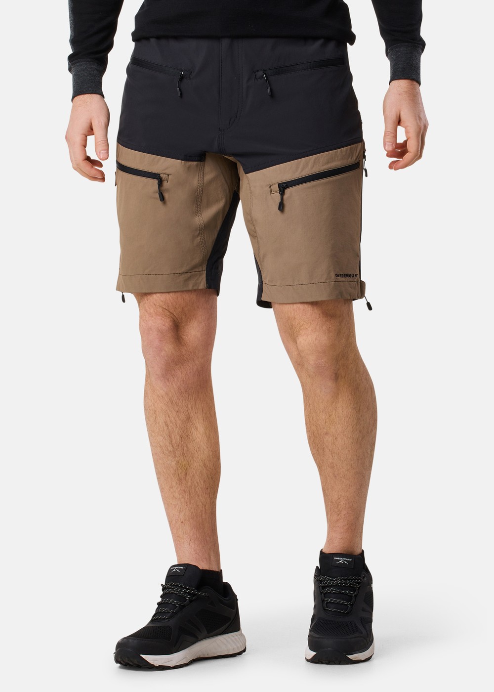 Lofoten Stretch Shorts, Black/Dk. Khaki, 3xl,  Shorts
