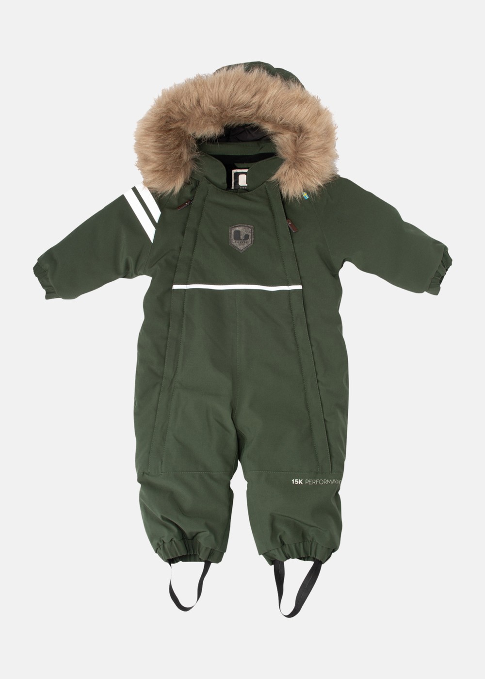 Colden Winter Baby Overall, Green, 80,  Vinteroveraller