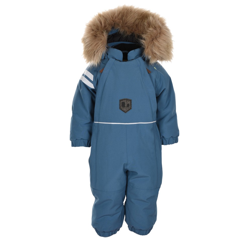 Colden Winter Baby Overall, Petroleum, 62,  Vinteroveraller