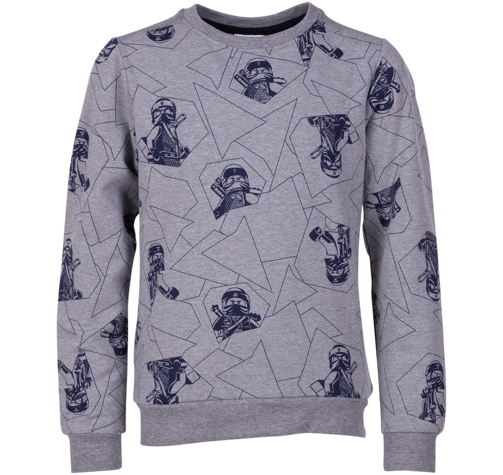 Lwsiam 650 - Sweatshirt, Grey Melange, 110,  Sweatshirts