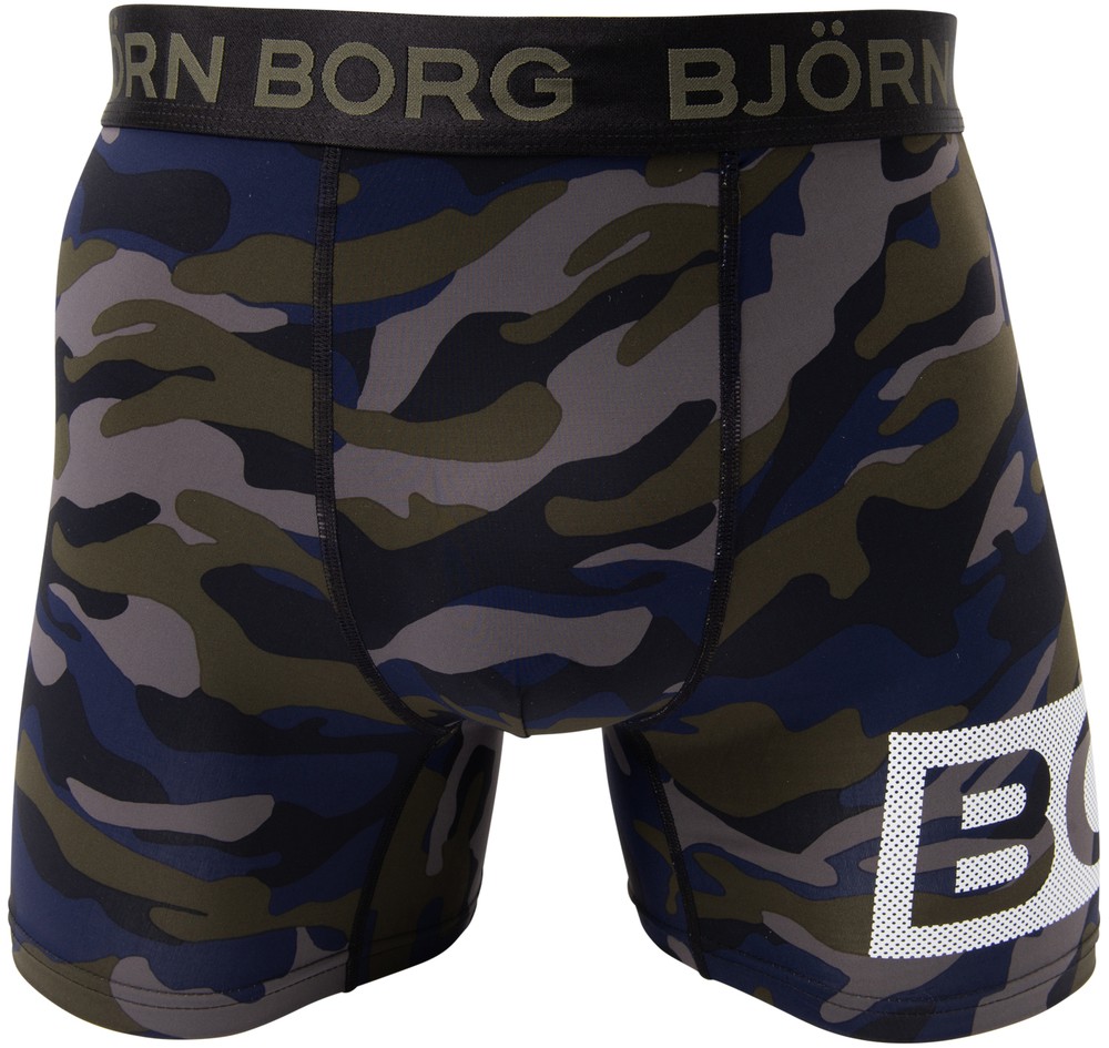 Shorts Bb Multi Camo 1p, Forest Night, S,  Underkläder