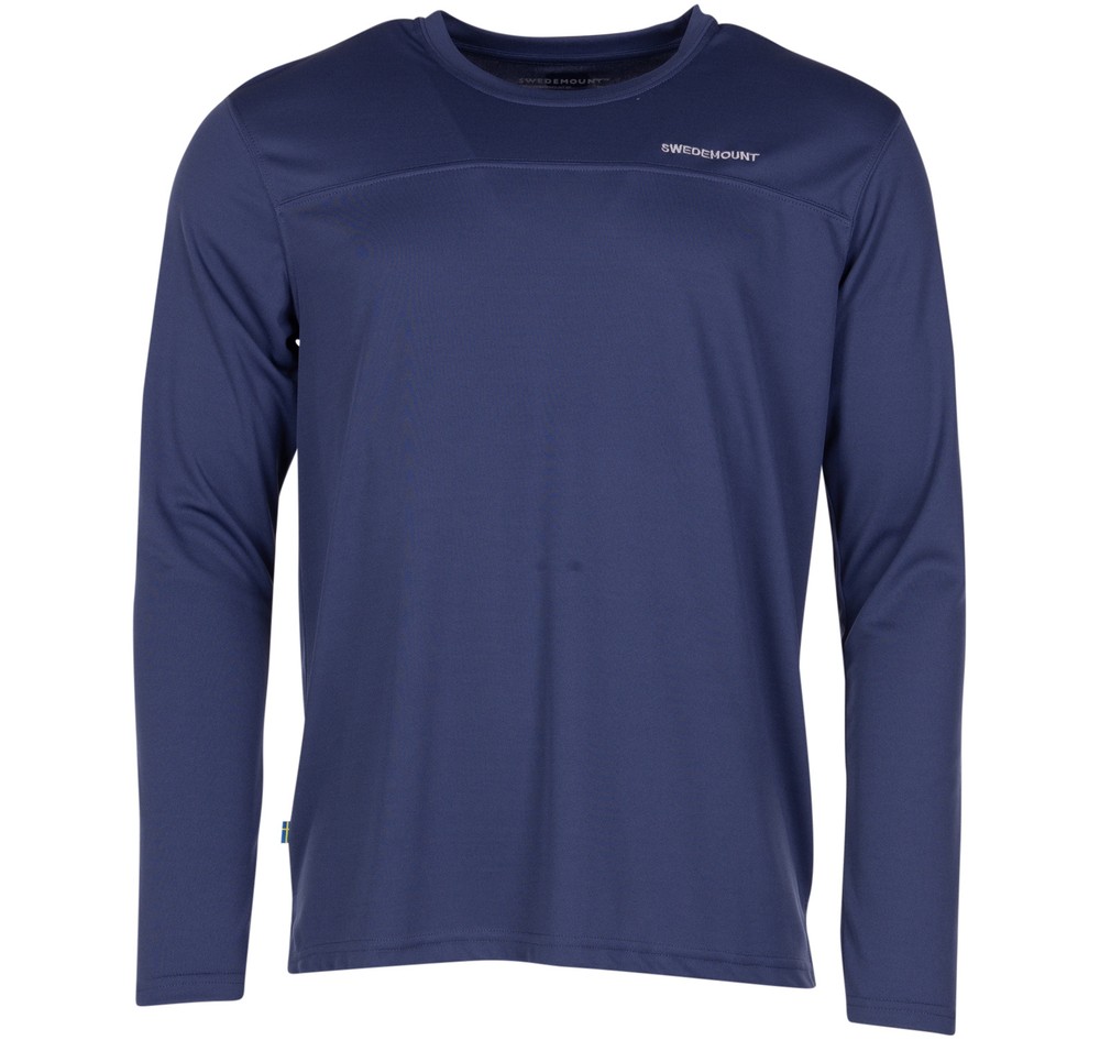 Fjällbacka L/S Tee, Indigo, L,  Träningströjor