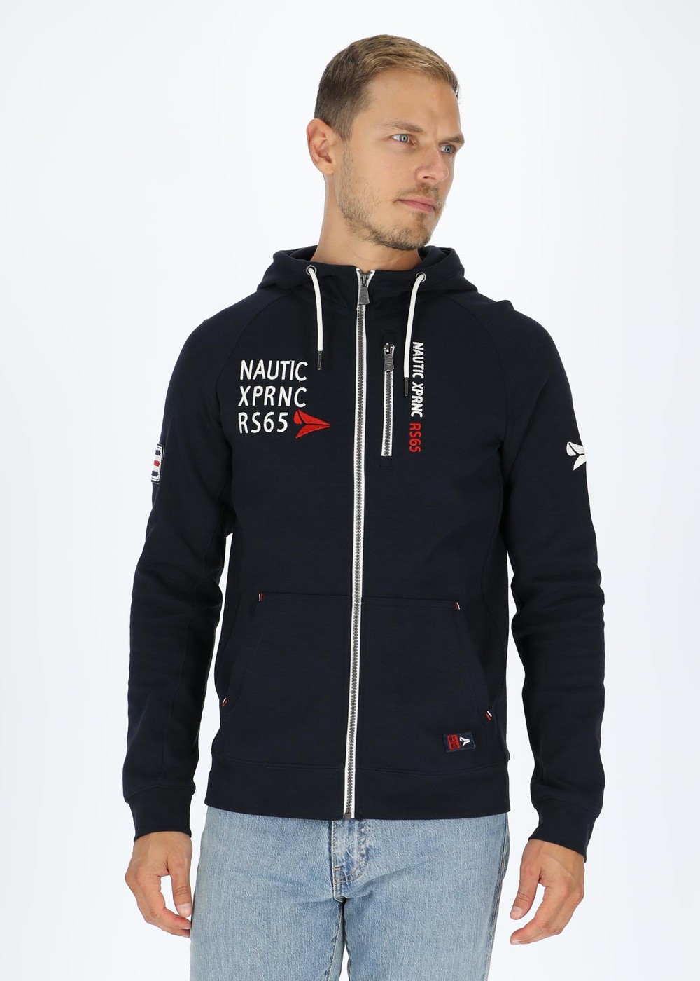 Offshore Zip Hood, Navy, M,  Hoodies