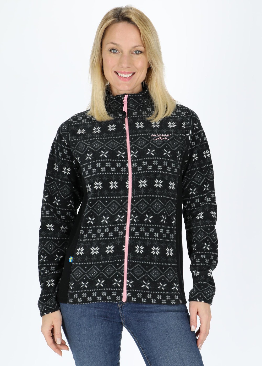 Idre Fleece W, Black/ Lt.Pink, 44,  Tröjor | Accessoarer//Junior//Mössor & Pannband | Padelspecialisterna