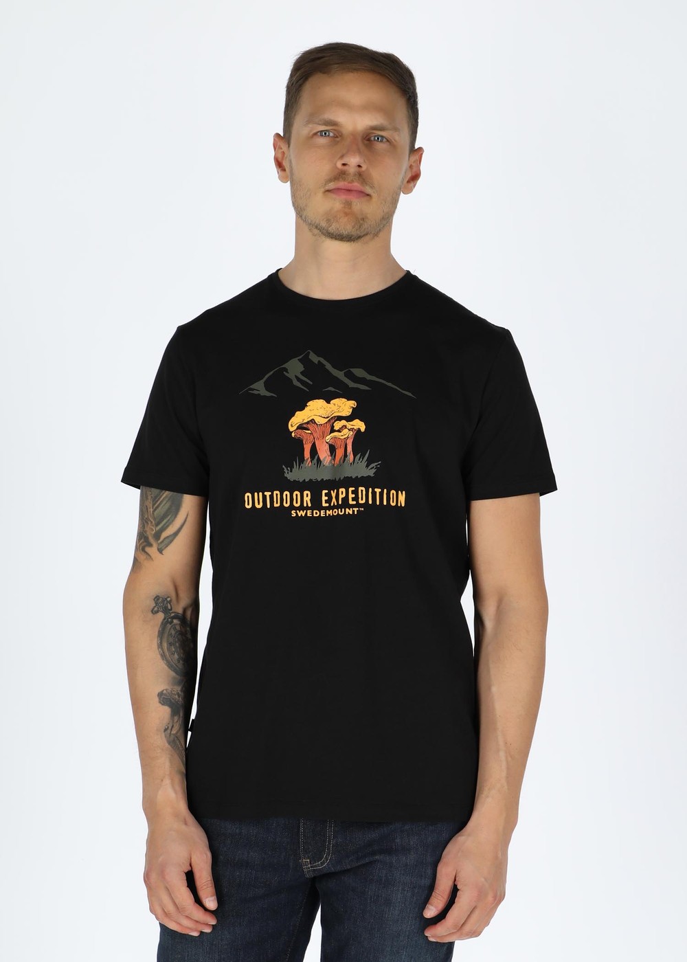 Forest Tee, Black Chantarelle, 4xl,  T-Shirts Forest Tee, Black Chantarelle, 4xl,  T-Shirts