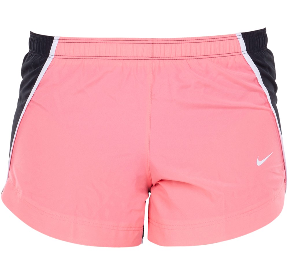 Nike Dry Girls' Running Shorts, Pink Gaze /Black/White/White, Xs,  Shorts