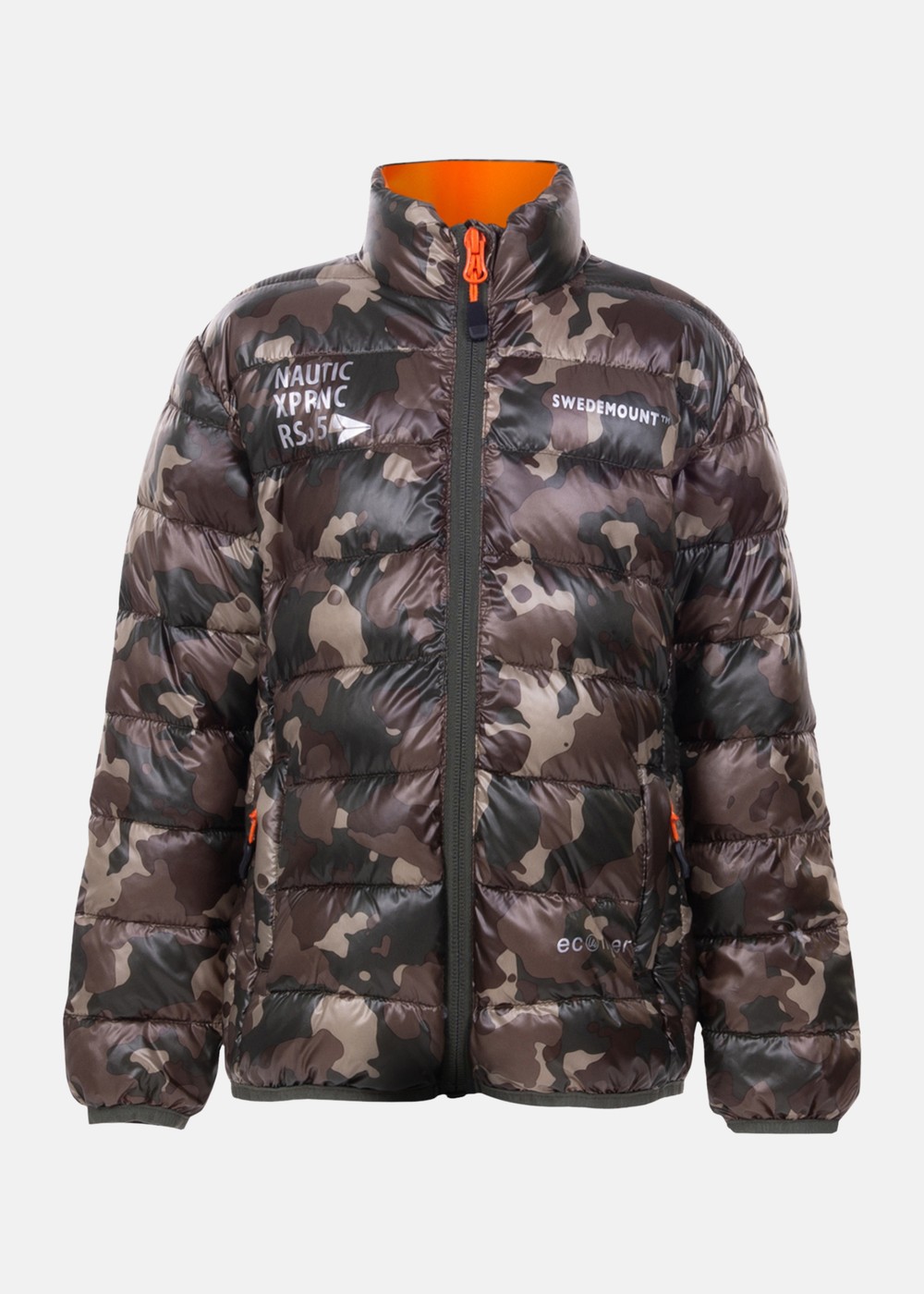 Nautic Light Jacket Infant, Camo/Orange, 100,  Vinterjackor