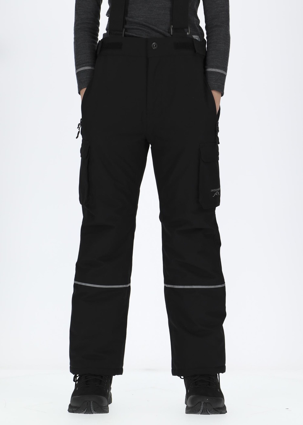 Branäs Pants Jr, Black, 120,  Skidbyxor | Alpin skidåkning//Skidbyxor//SPORTER//Sport & aktivitet | Padelspecialisterna