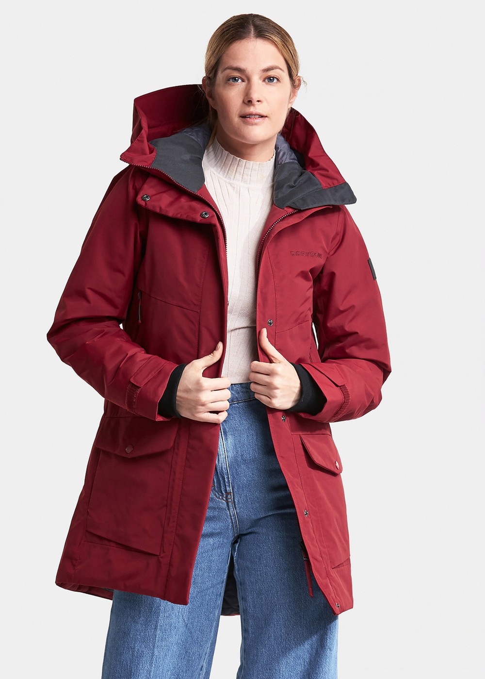 Frida Women's Parka 3, Element Red, 36,  Vinterjackor