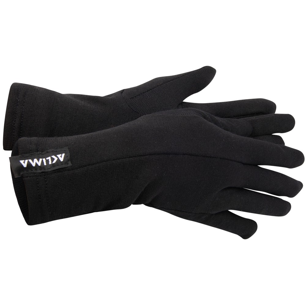 Hotwool Liner Gloves, Jet Black, 8,  Träningstillbehör