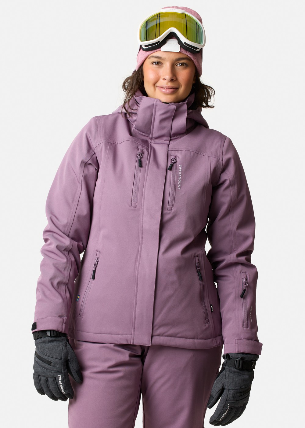 Cervinia Jacket W Dk. Mauve/Pale Mauve 44  Vinterjackor