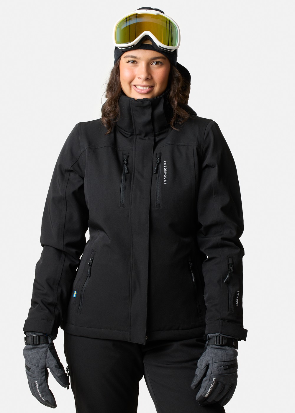 Cervinia Jacket W, Black/Black, 50,  Vinterjackor