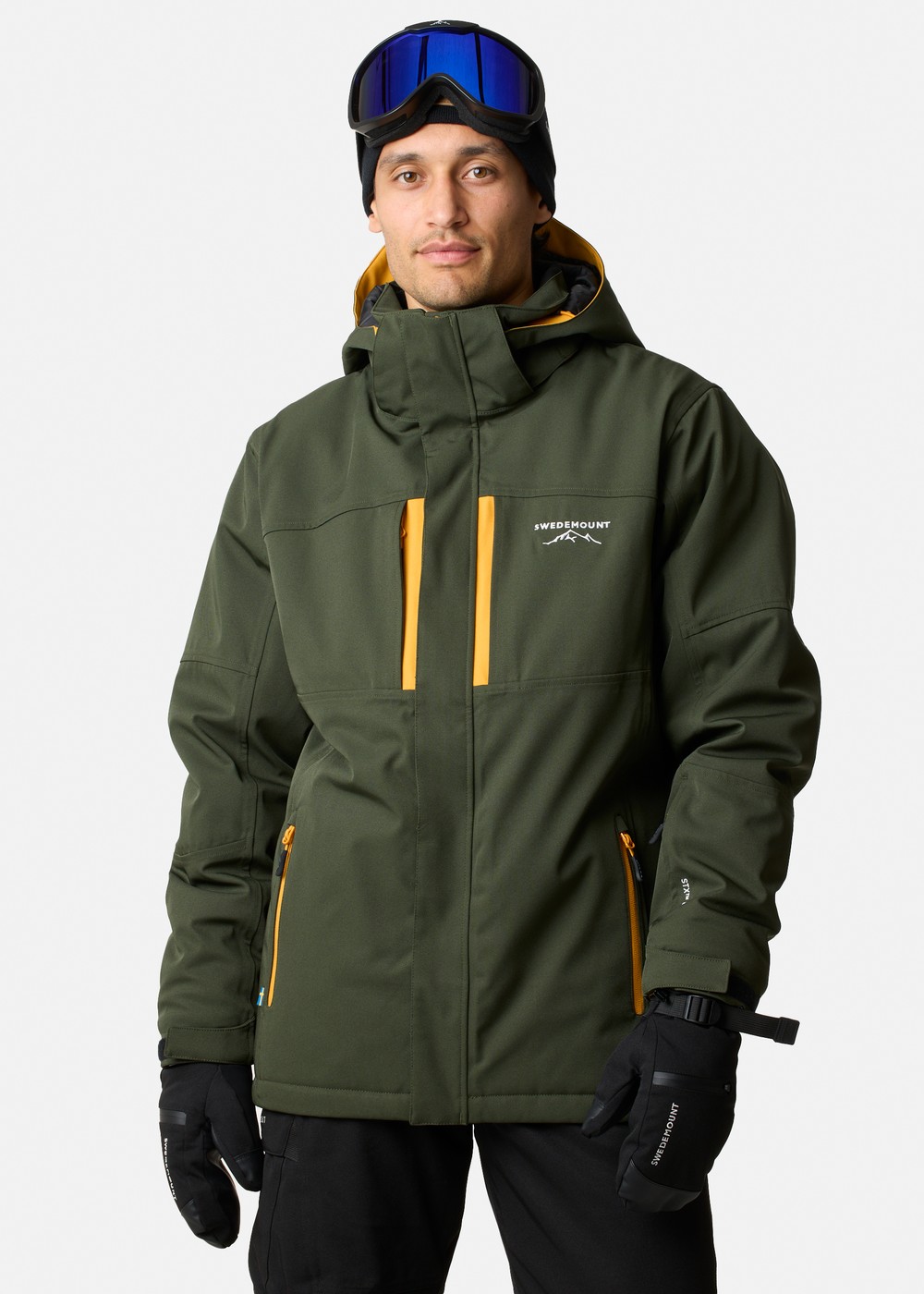 St. Anton Jacket Sr, Dk. Olive Green/Mustard Yellow, M,  Skidjackor St. Anton Jacket Sr, Dk. Olive Green/Mustard Yellow, M,  Skidjackor