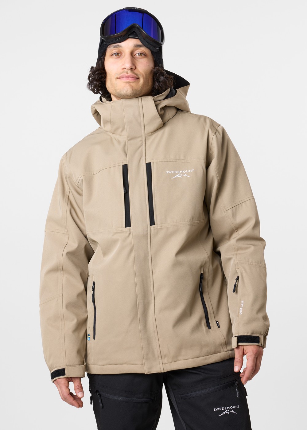 St. Anton Jacket Sr, Dk Beige/Black, S,  Skidjackor