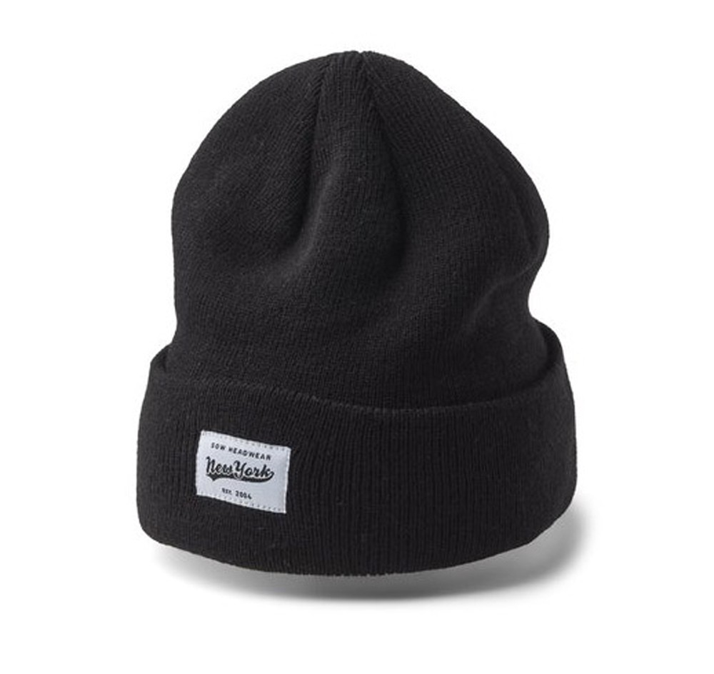 Gaston Youth Beanie, Black, Onesize,  Mössor