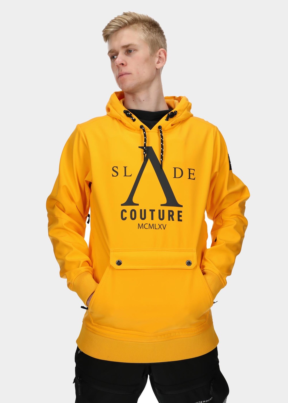 Colorado Softshell Snow Hood, Mustard Yellow / Black, S,  Skidjackor