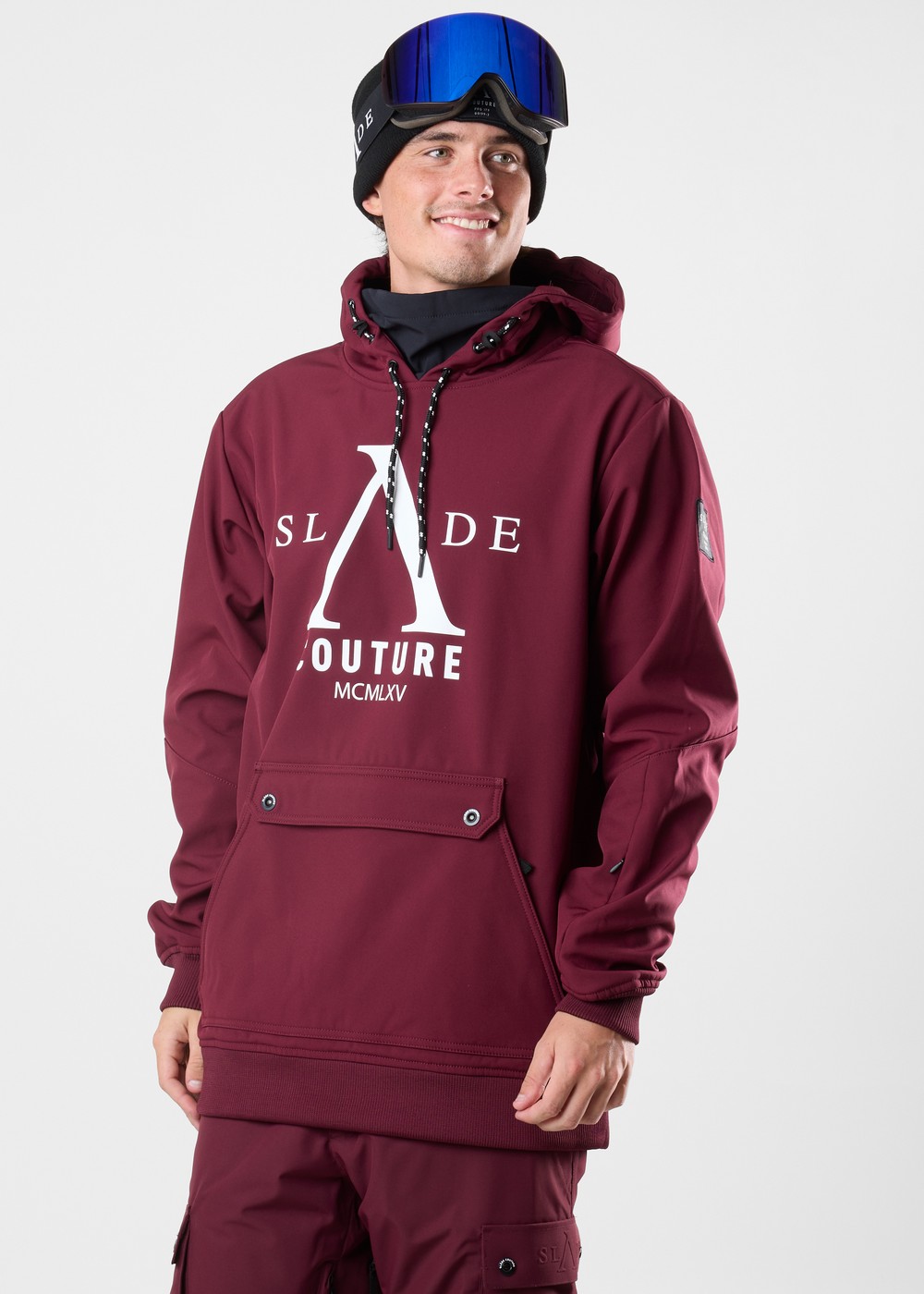 Colorado Softshell Snow Hood, Burgundy/White, Xl,  Skidjackor Colorado Softshell Snow Hood, Burgundy/White, Xl,  Skidjackor