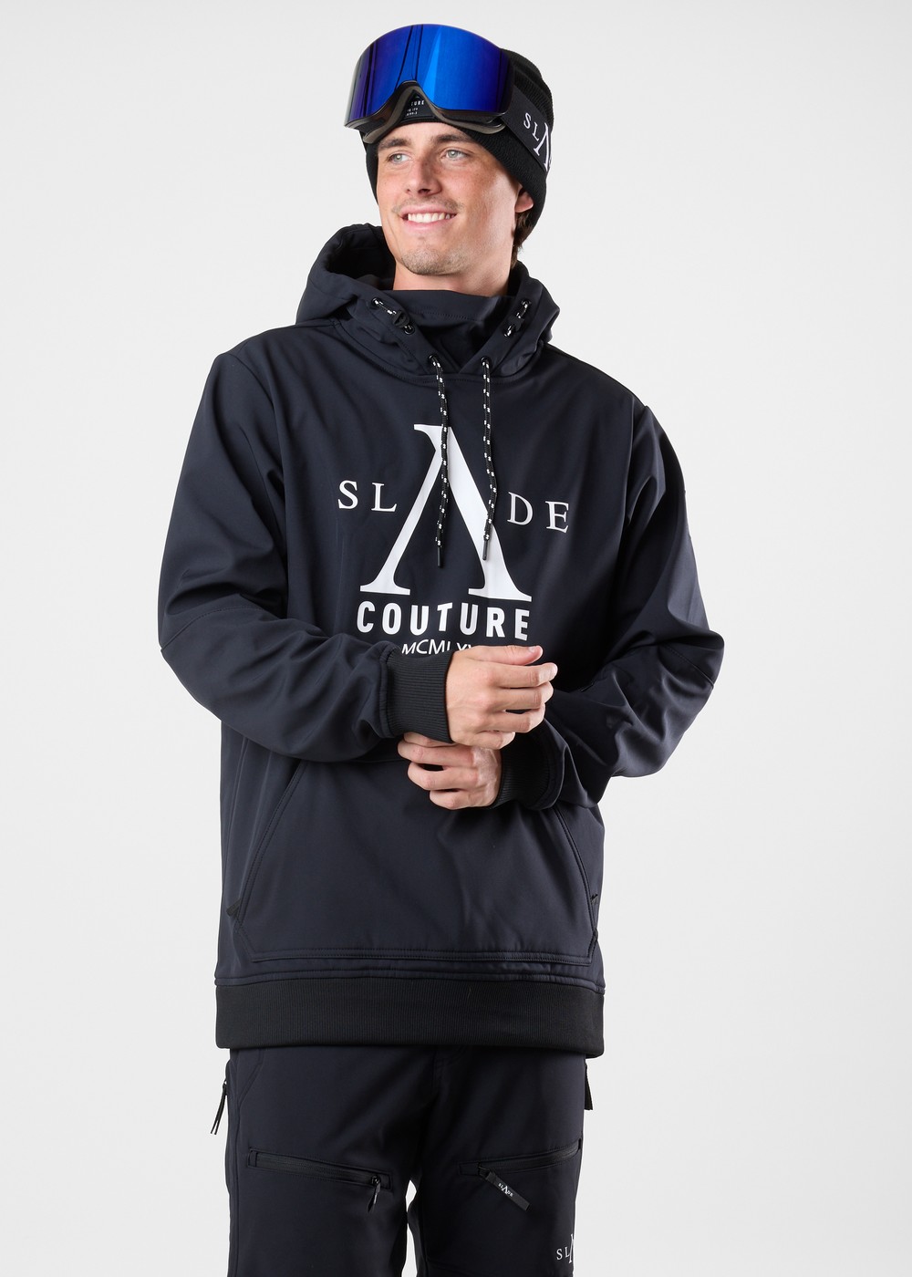 Colorado Softshell Snow Hood, Black/White, Xs,  Skidjackor