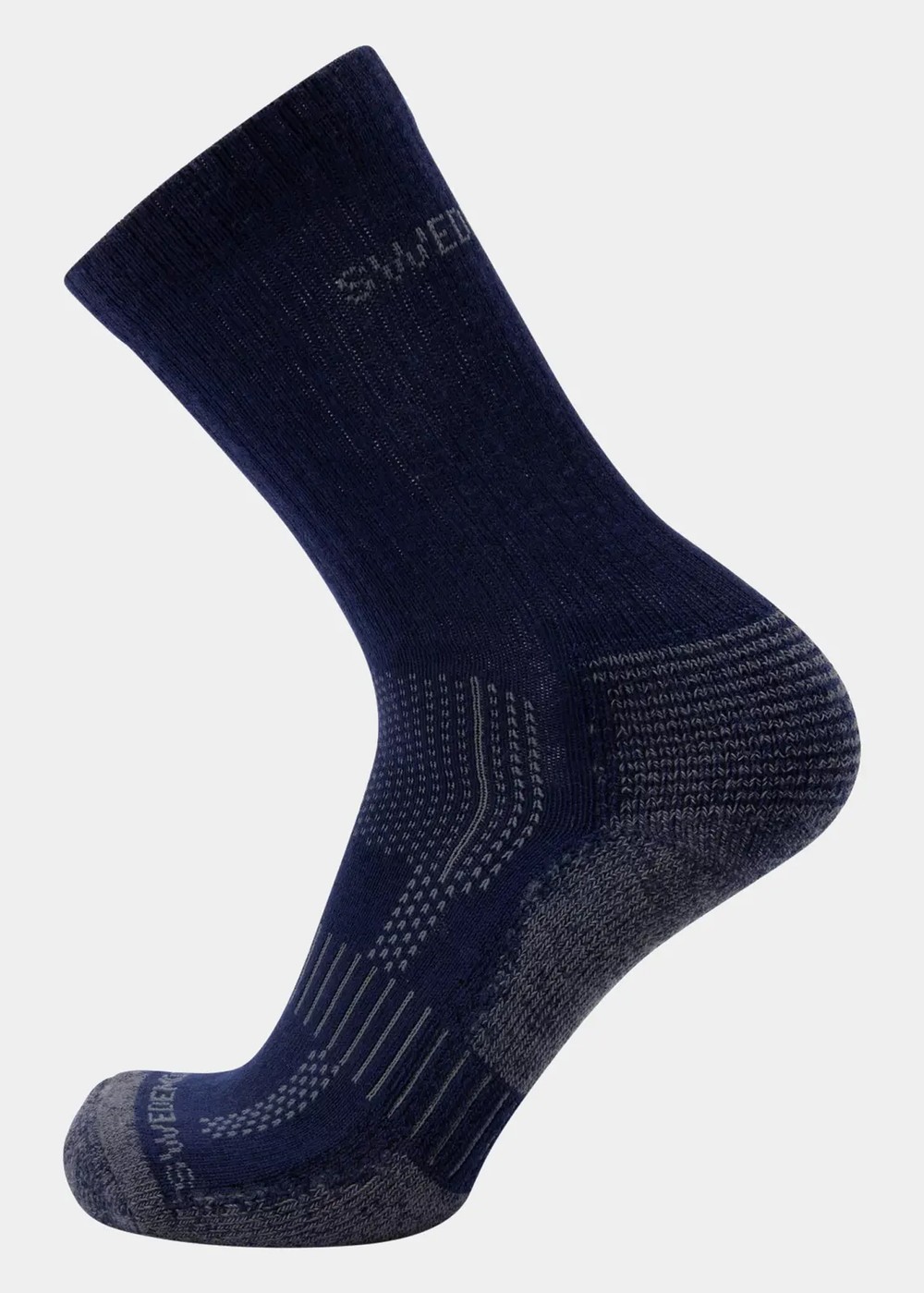 Xc. Wool Sock, Navy/Grey, 43-45,  Vandringsstrumpor