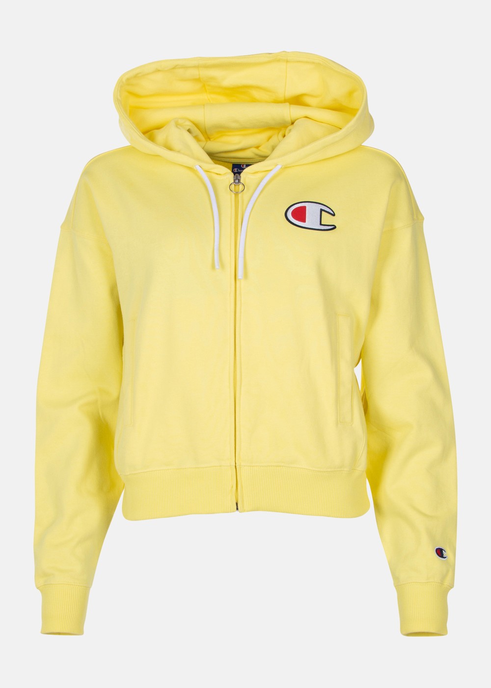 Hooded Full Zip Sweatshirt, Limelight, Xs,  Hoodies