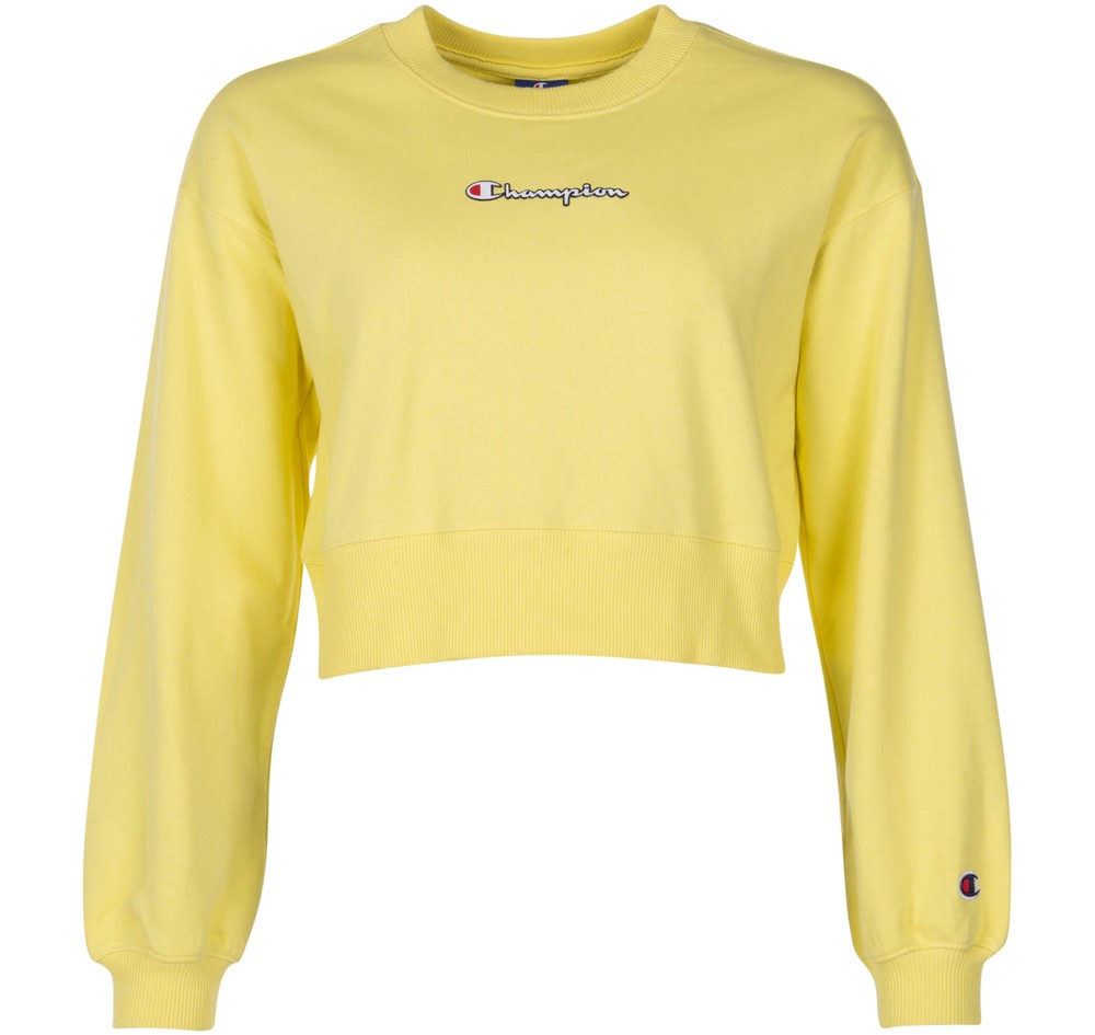 Crewneck Croptop, Limelight, S,  Sweatshirts