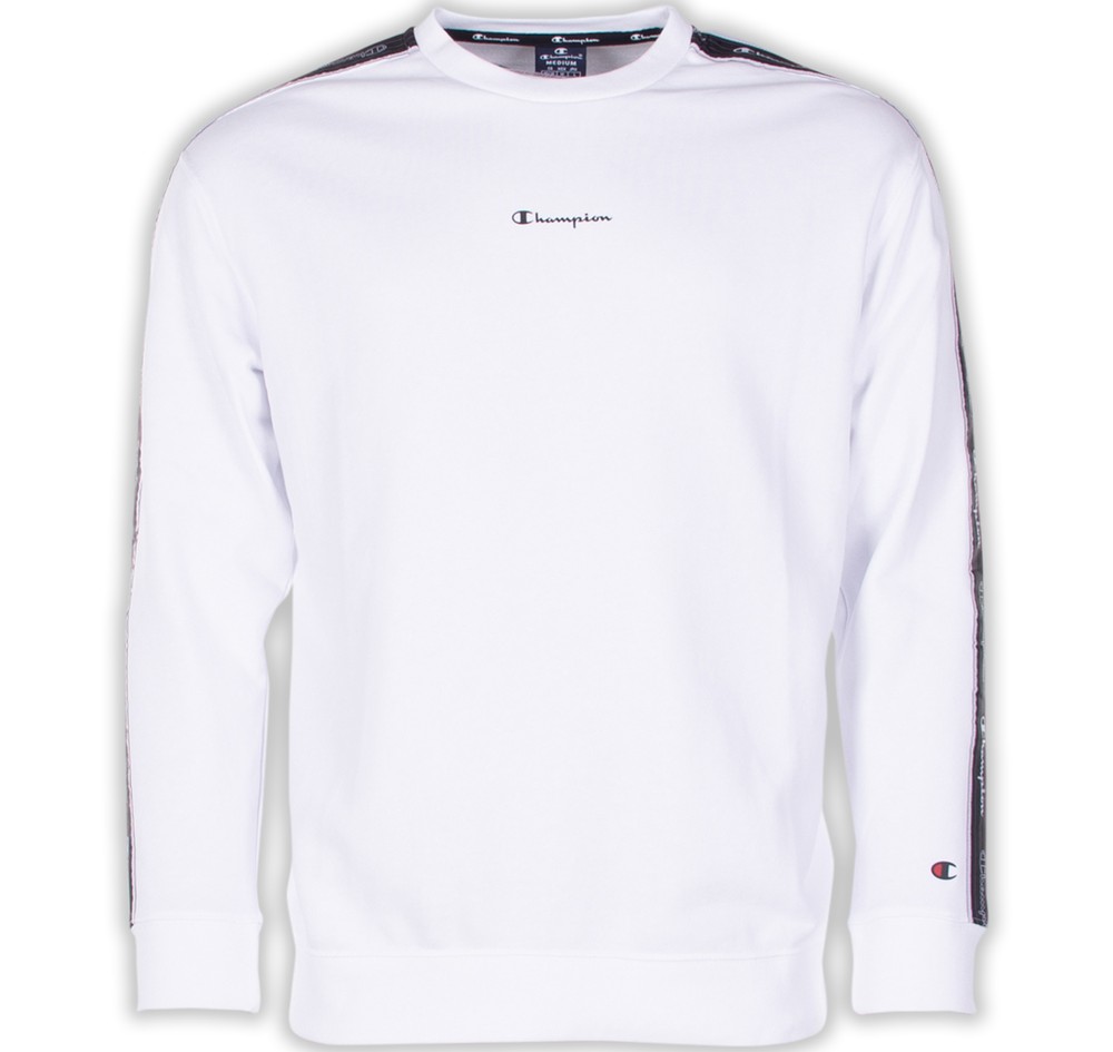 Crewneck Sweatshirt, White, S,  Sweatshirts