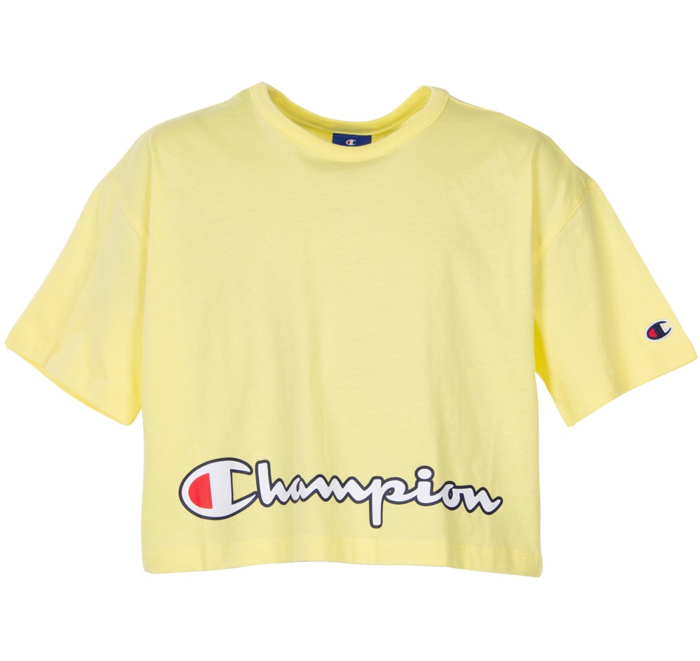 Crewneck T-Shirt, Limelight, Xxl,  T-Shirts