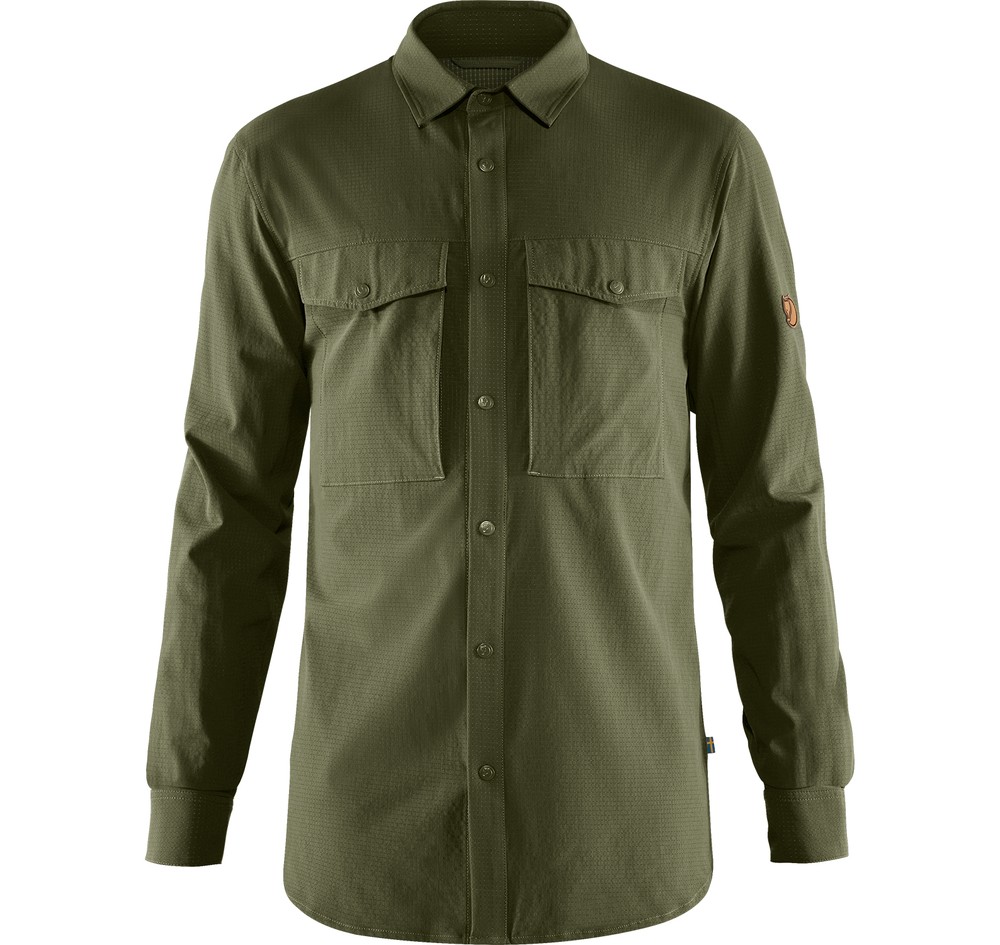 Abisko Trekking Shirt M, Laurel Green, Xl,  Vandringsskjortor