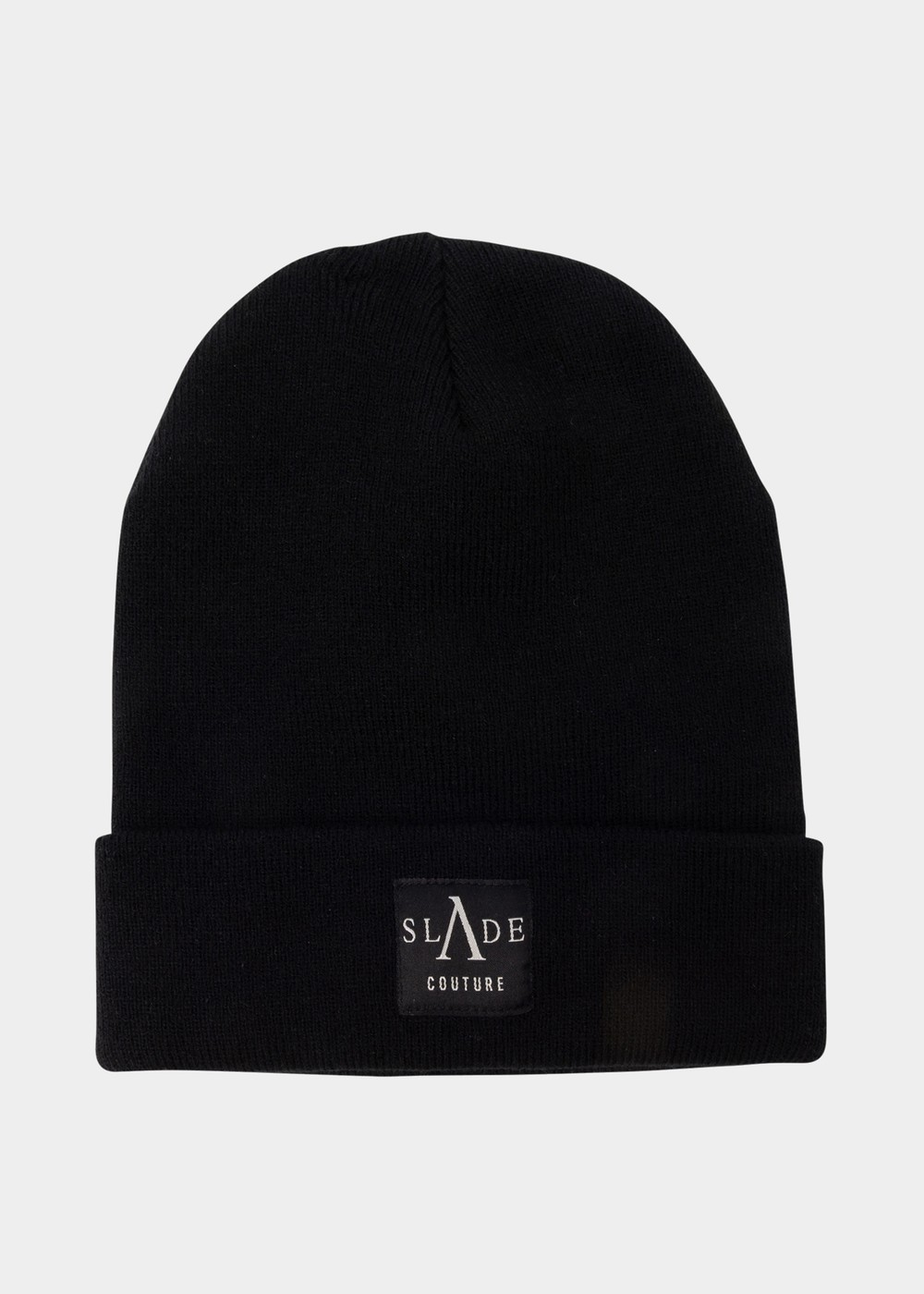 Slade Knitted Hat, Black, Onesize,  Pannband