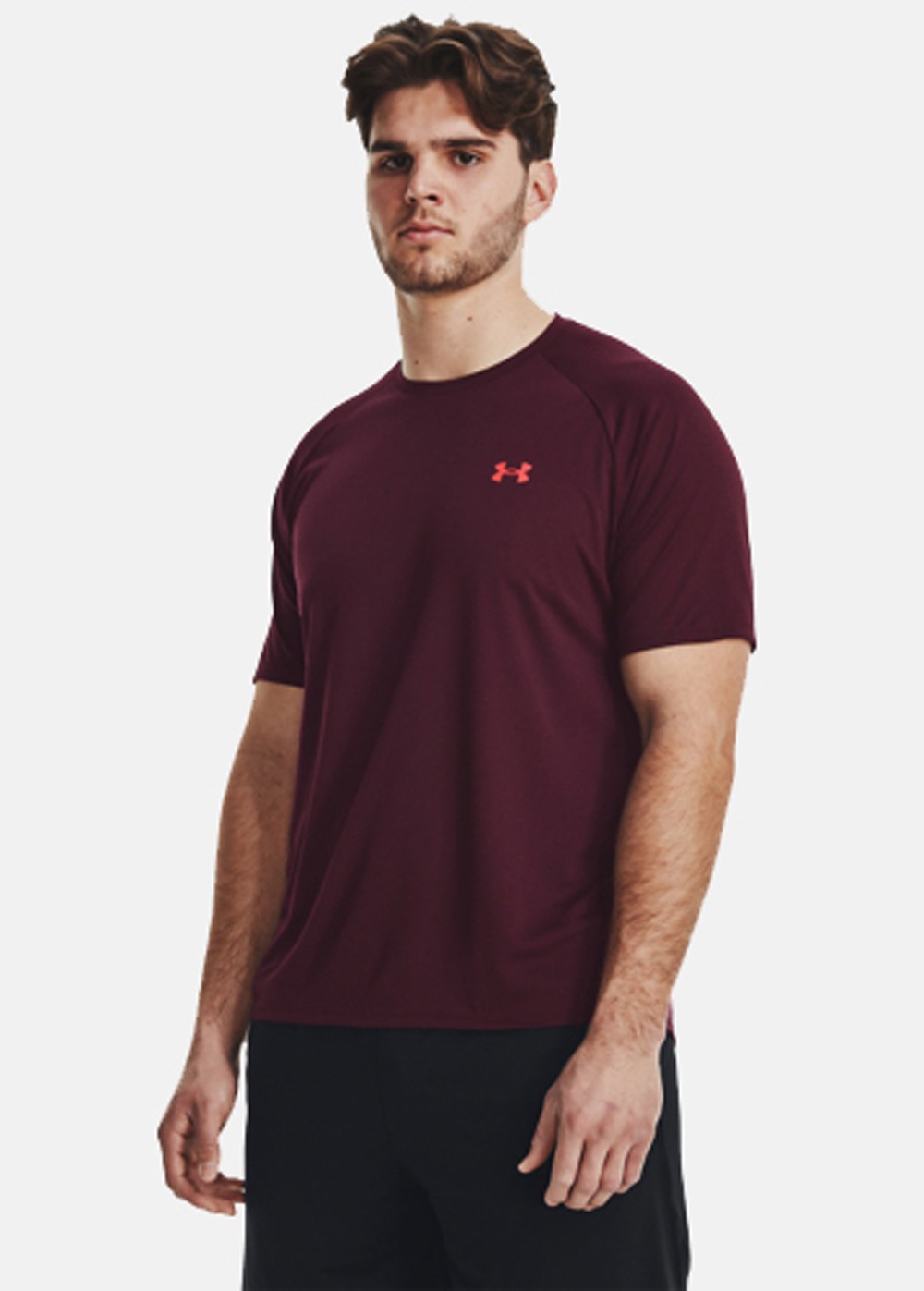 Ua Tech 2.0 Ss Tee Novelty, Dark Maroon, 5xl,  Löparkläder