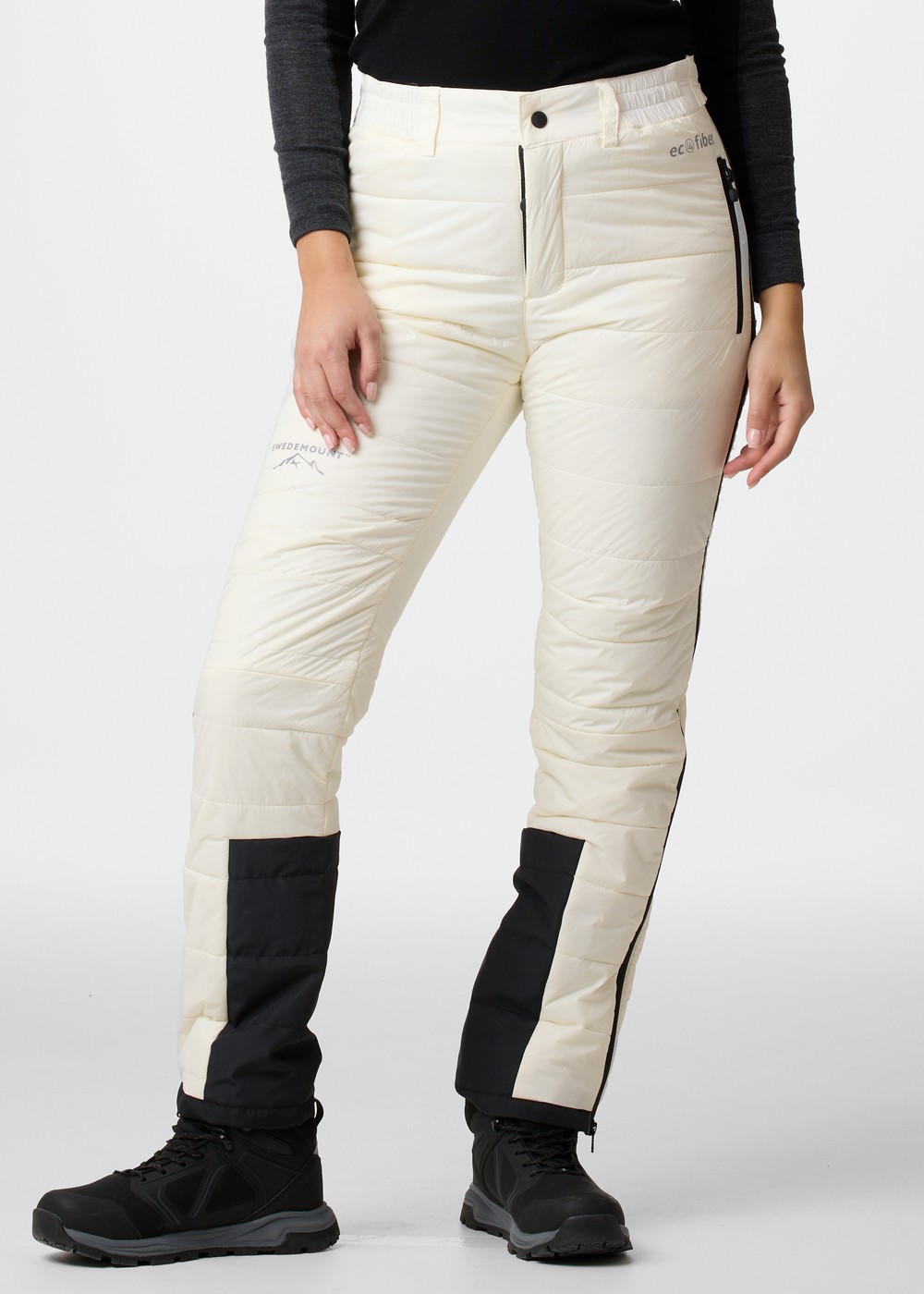 Östersund Warm Pant 2.0 W, Offwhite/Black, 46,  Överdragsbyxor