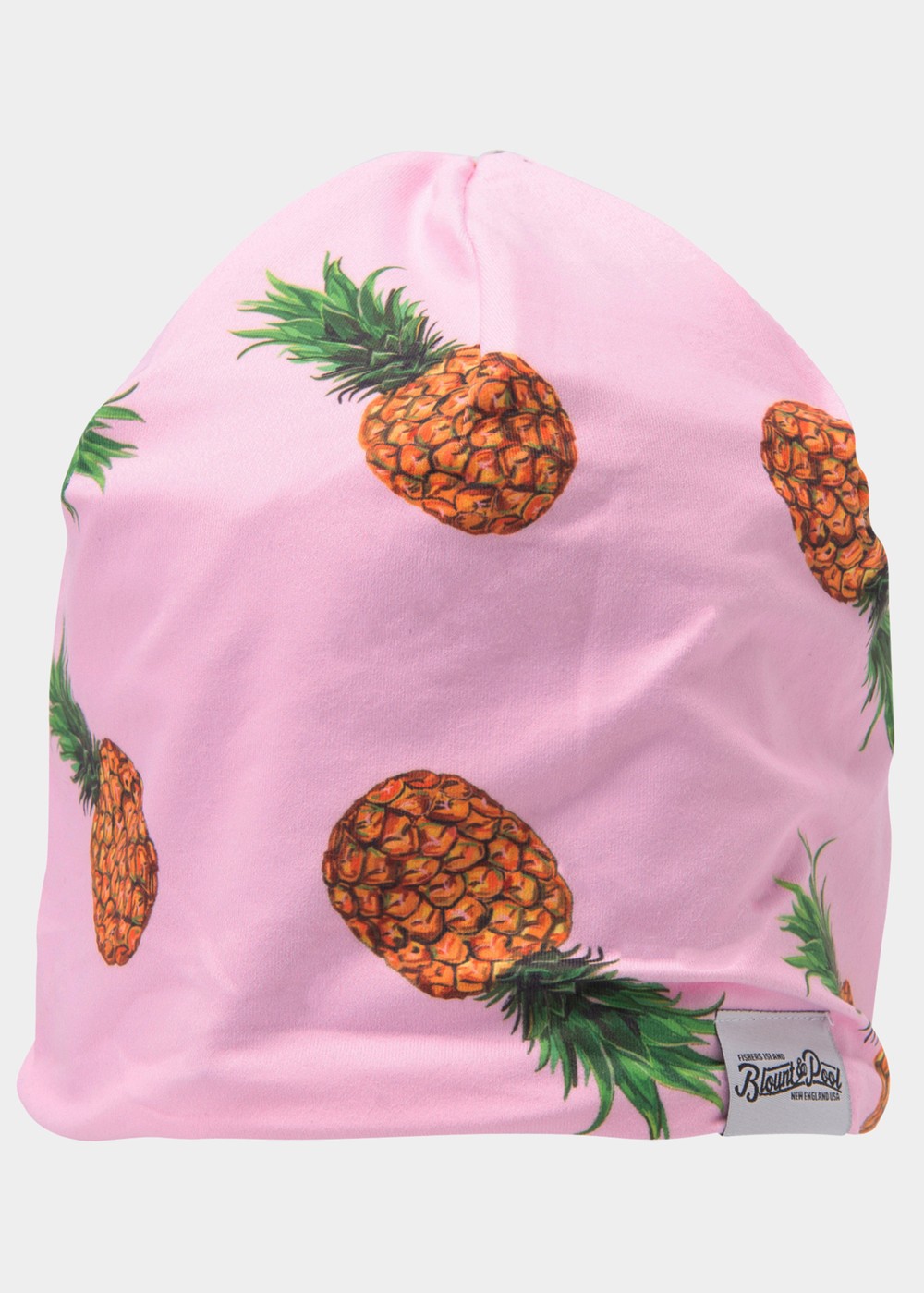 Blount & Pool Beanie, Pink Pineapple Print, Onesize,  Pannband