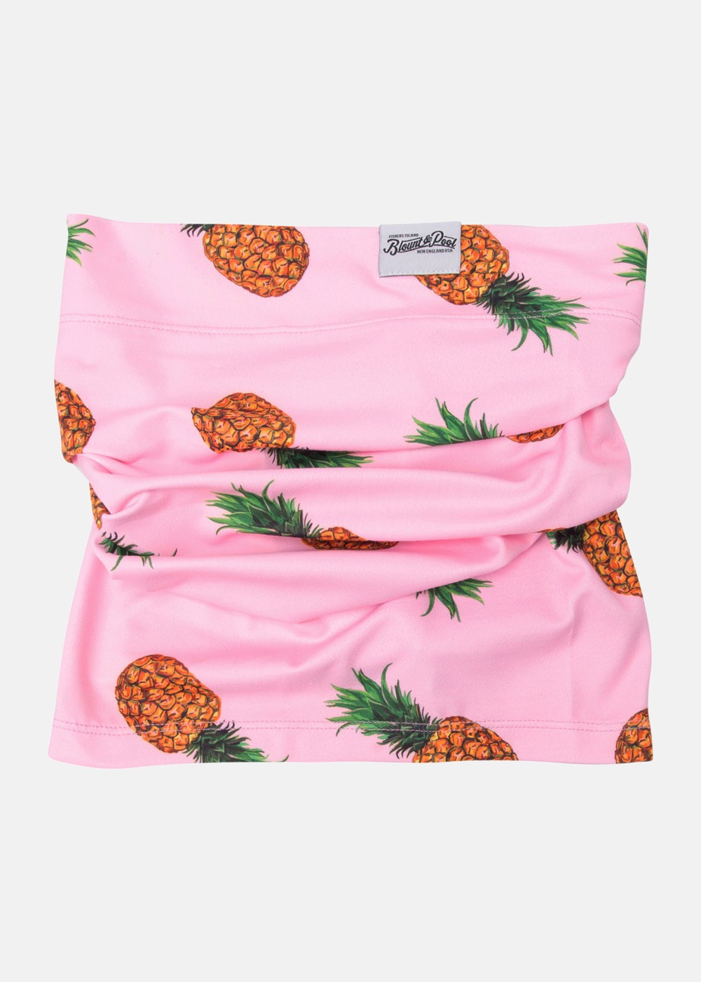 Blount & Pool Neckwarmer, Pink Pineapple Print, Onesize,  Löpartillbehör