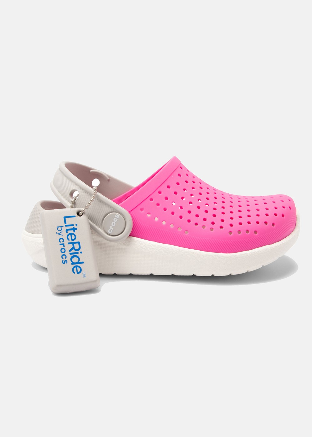 Literide Clog K, Electric Pink/White, 34-35,  Beachsandaler