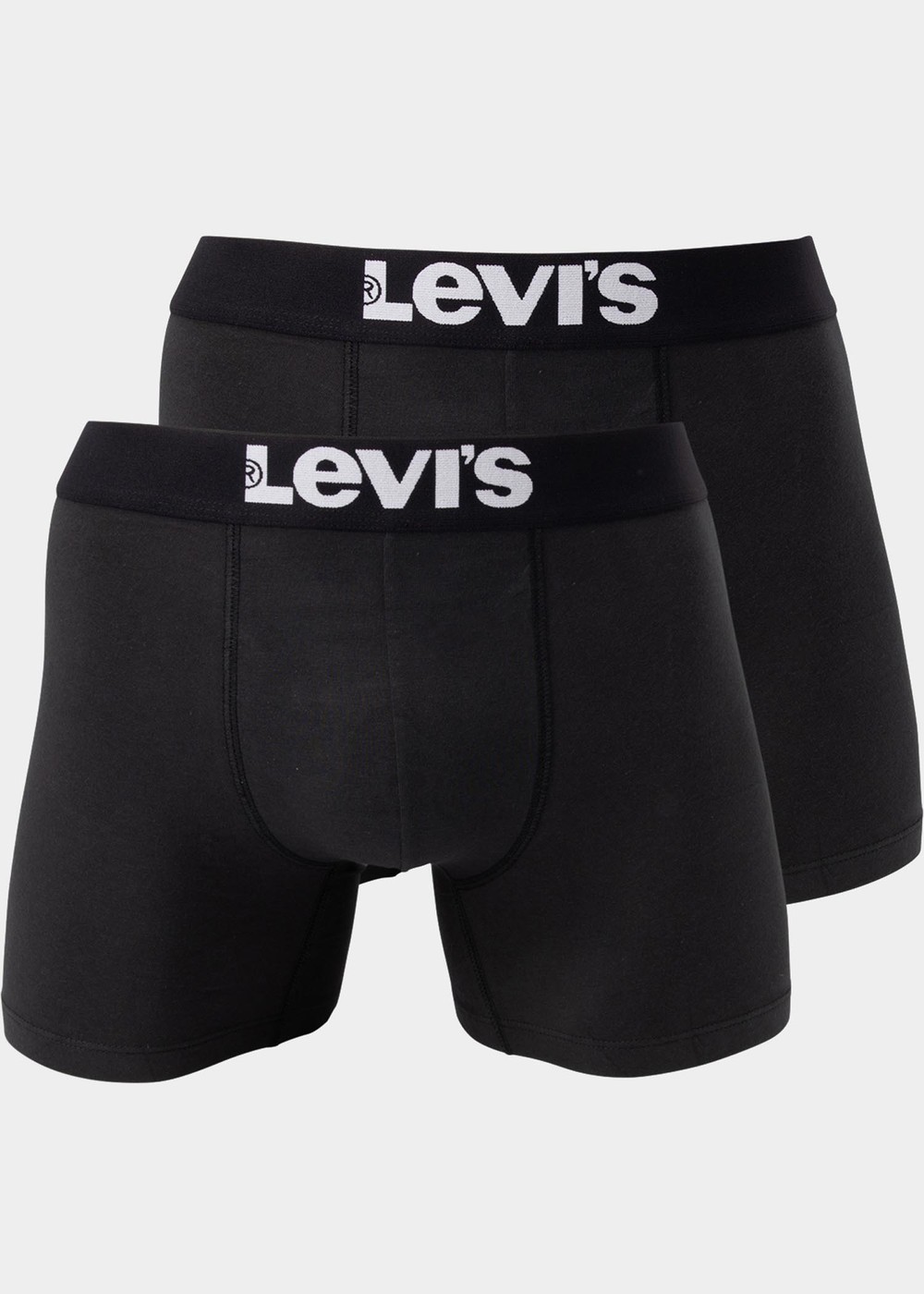 Levis Men Solid Basic Boxer 2p, Jet Black, S,  Underkläder