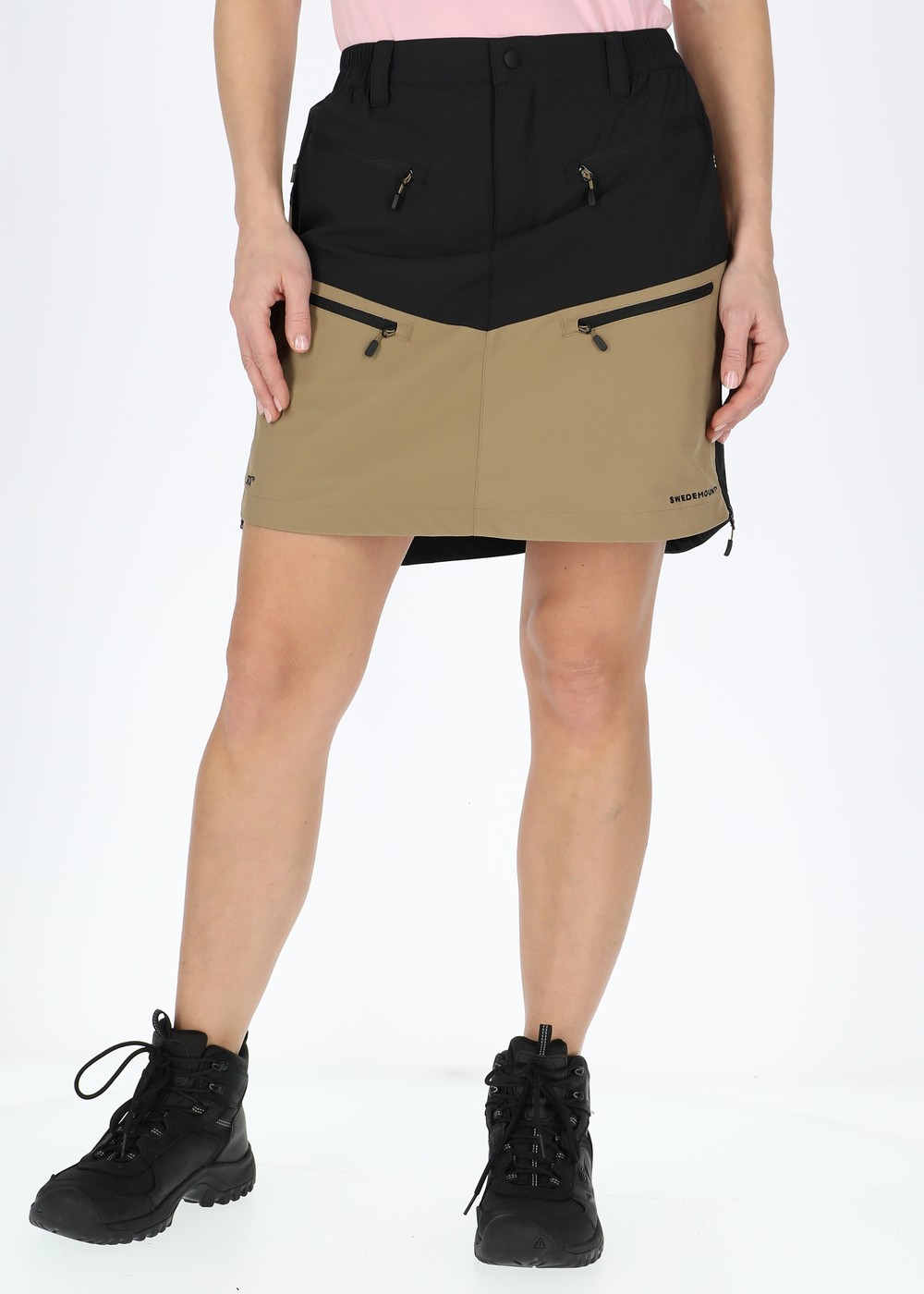 Lofoten Stretch Skirt W, Black/Khaki, 42,  Korta Kjolar Lofoten Stretch Skirt W, Black/Khaki, 42,  Korta Kjolar