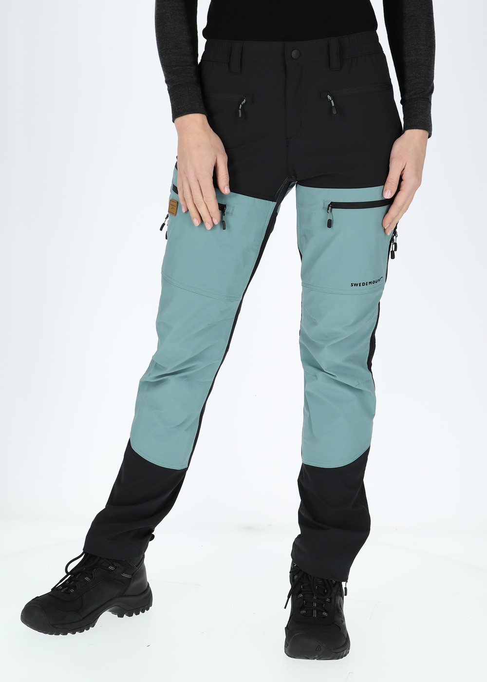 Lofoten Stretch Pants W, Black/Seaweed Green, 44,  Byxor Lofoten Stretch Pants W, Black/Seaweed Green, 44,  Byxor