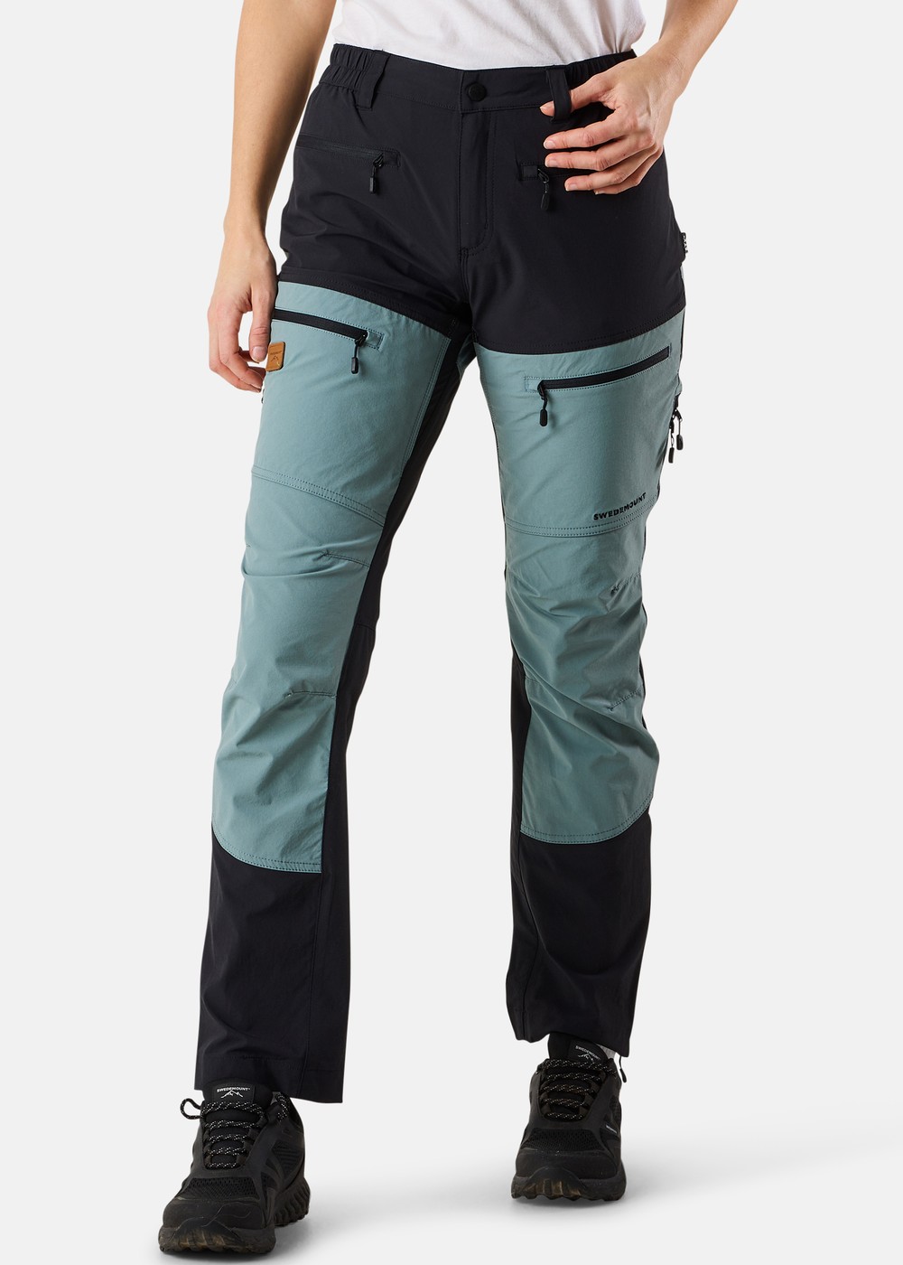 Lofoten Stretch Pants W, Black/Sage Green, 42,  Byxor