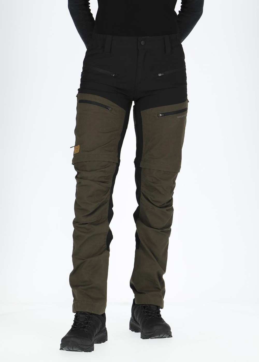 Nordkap Zip-Off Pants 2.0 W, Olive/Black, 46,  Byxor