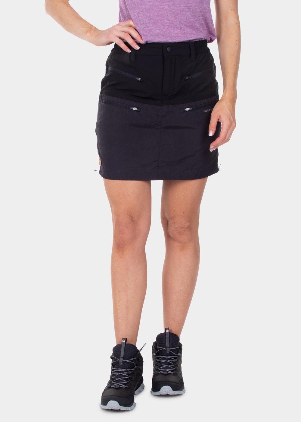 Nordkap Skirt W, Charcoal/Black, 44,  Kjolar