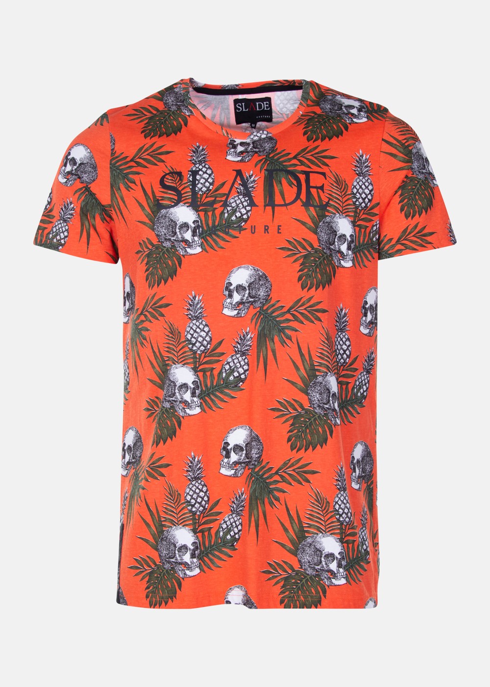 Skull Tee, Orange, S,  T-Shirts | Kläder//Dam//Byxor//Överdragsbyxor | Padelspecialisterna