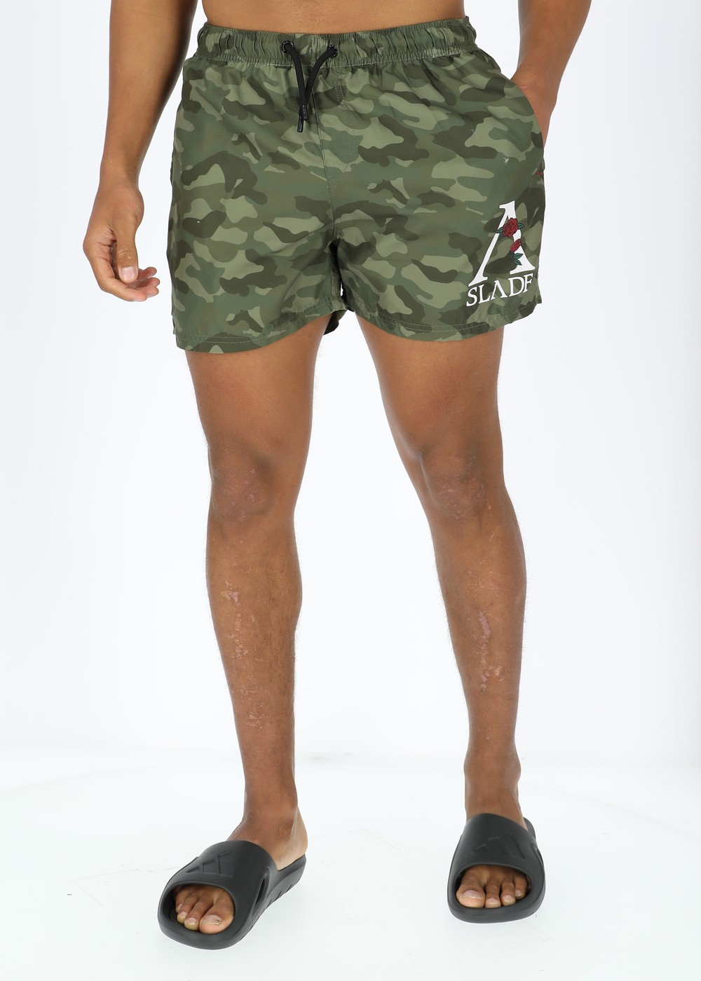 Southport Beachshorts, Camo Rose, S,  Badbyxor