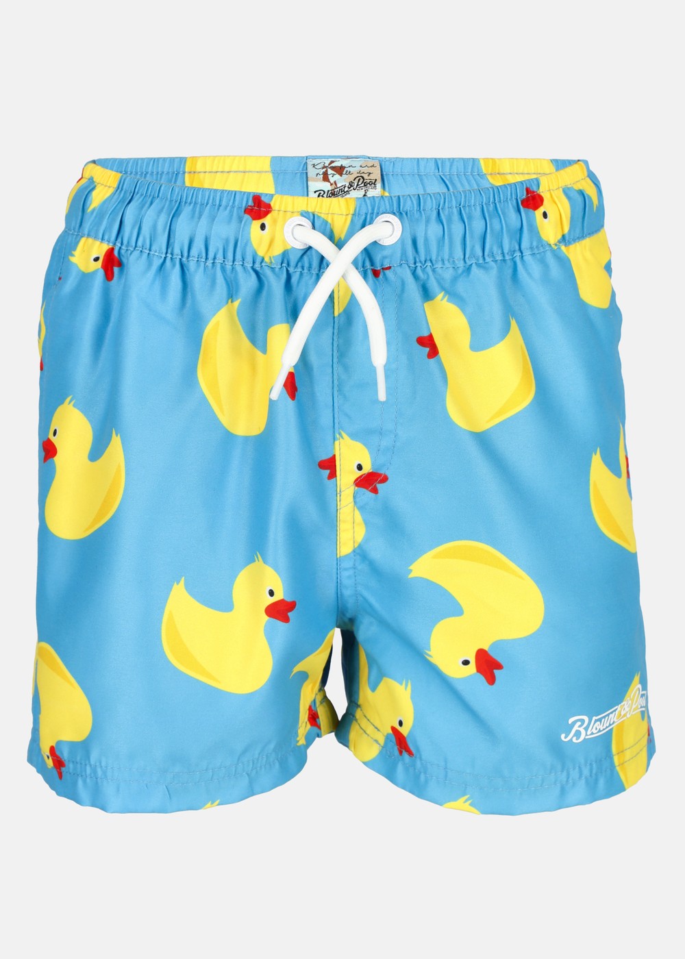 Beachshorts Jr, Blue Yellow Duck, 120,  Badbyxor