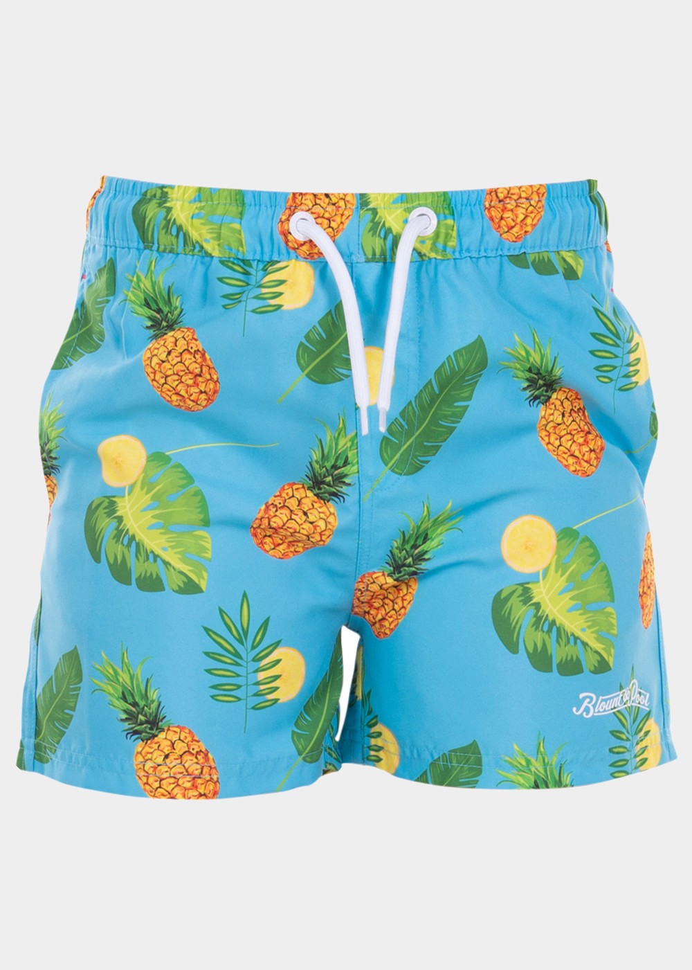 Beachshorts Jr, Turquoise Lemon Pineapple, 90,  Badbyxor Beachshorts Jr, Turquoise Lemon Pineapple, 90,  Badbyxor