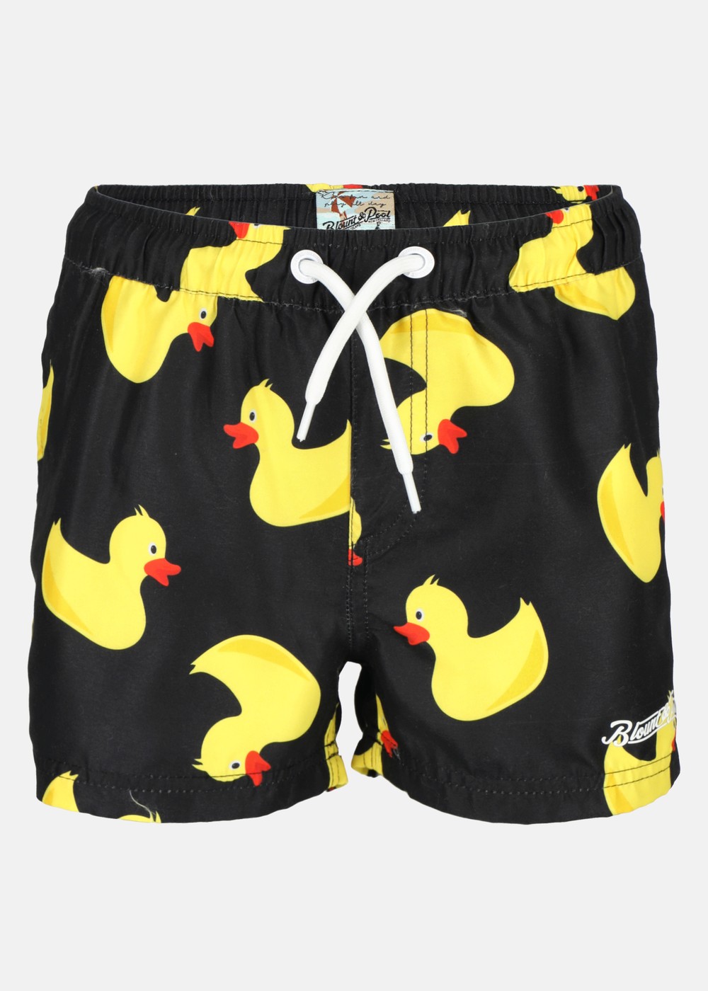 Beachshorts Jr, Black Yellow Duck, 100,  Badbyxor Beachshorts Jr, Black Yellow Duck, 100,  Badbyxor
