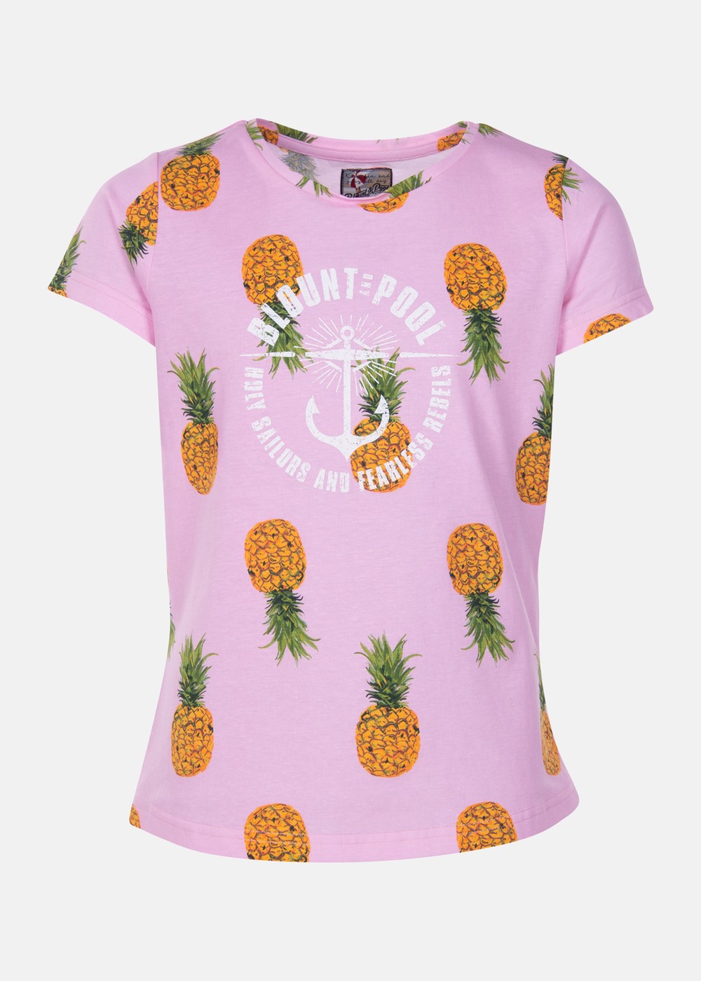 Hawaii Tee Jr, Pink Pineapple, 90,  Strandkläder