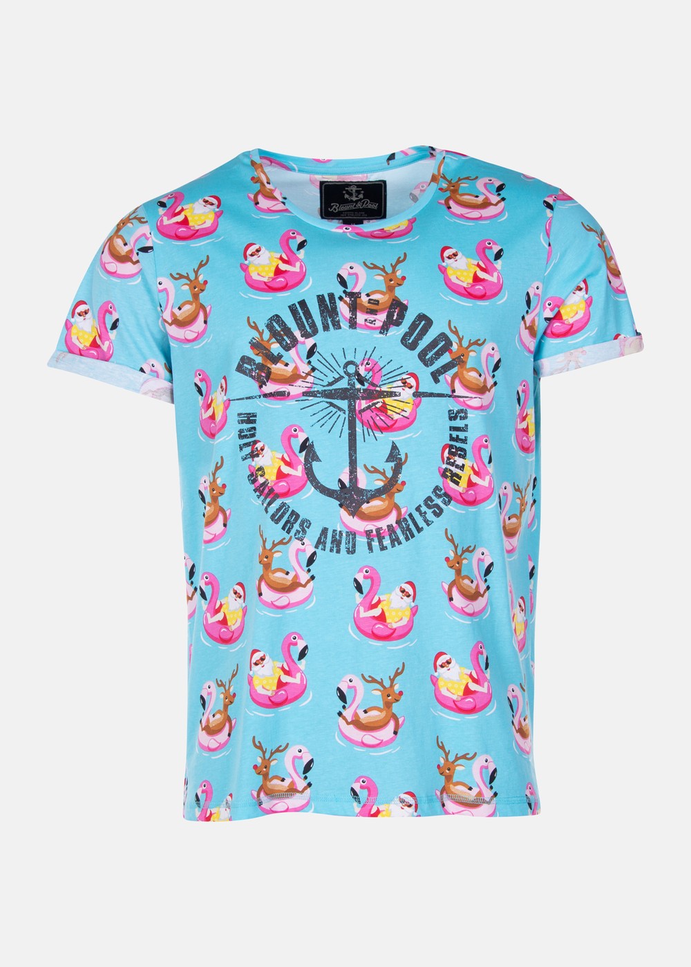 Tropical Tee, Turquoise Pool Party, Xs,  Strandkläder